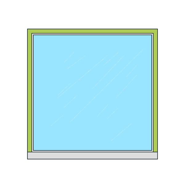 Shutter 3 Sides Frame